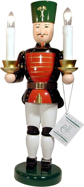 Bergmann, reich bemalt, elektr. Bergmann, reich bemalt, elektr.