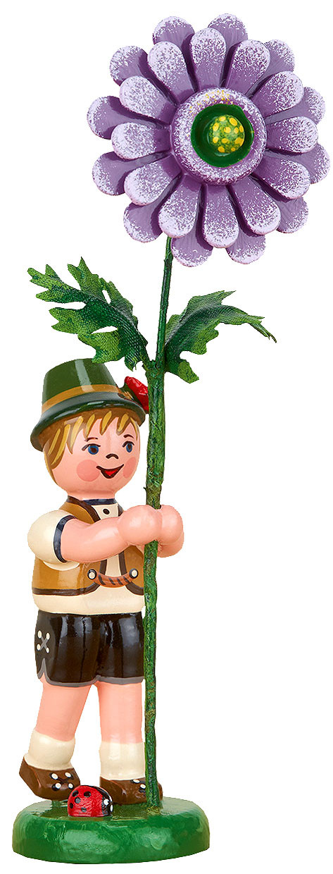 Blumenkind - Junge mit Dahlie Blumenkind - Junge mit Dahlie