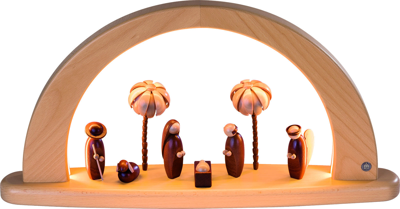 Moderner Lichterbogen, Christi Geburt, natur