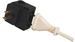 Adapterstecker für USA/Japan, in weiß