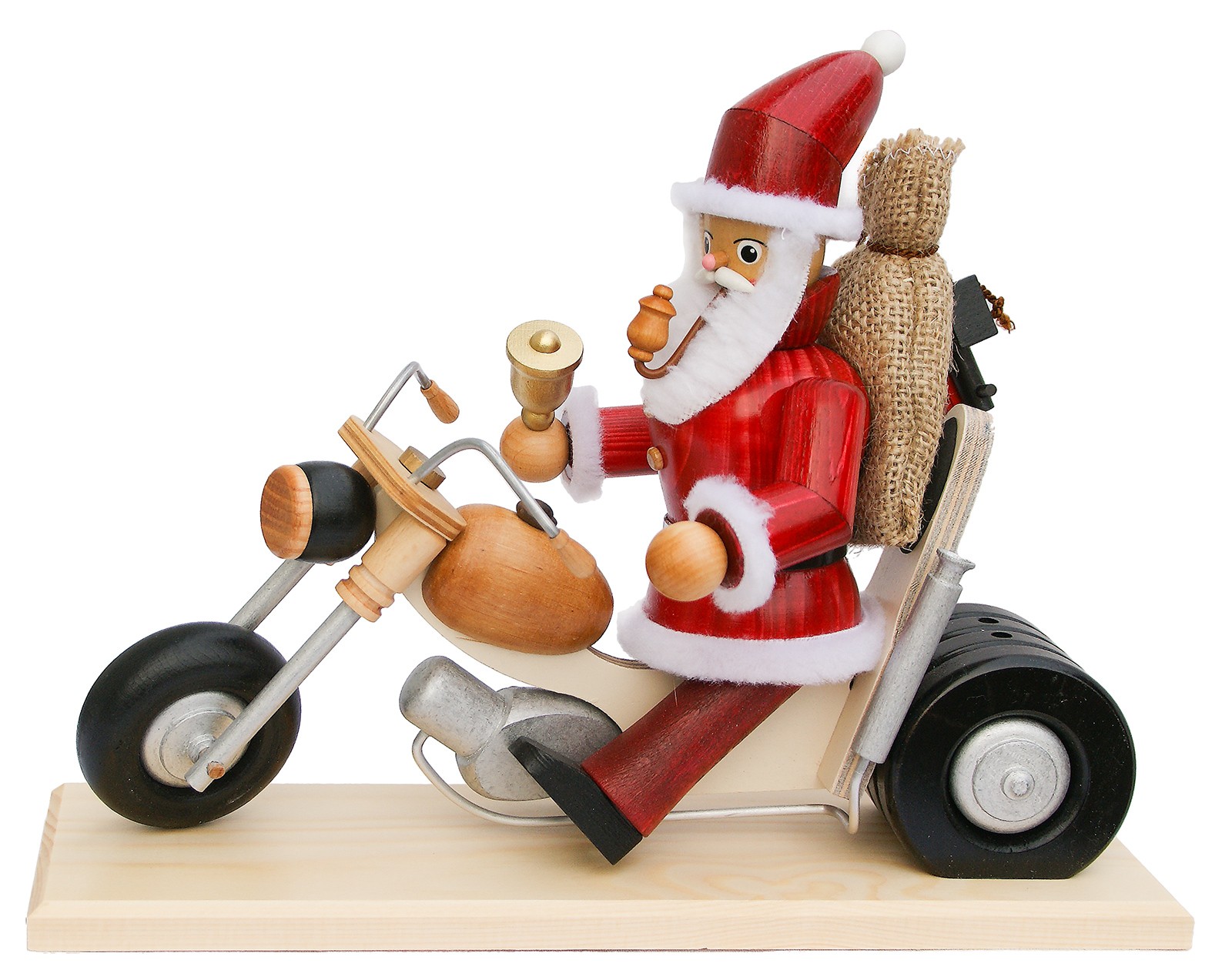Räuchermännchen Weihnachtsmann Biker Räuchermännchen Weihnachtsmann Biker
