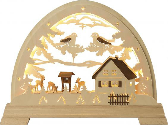 Lichterbogen mit Rehe Lichterbogen mit Rehe