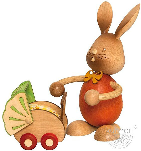 Stupsi Hase mit Kinderwagen Stupsi Hase mit Kinderwagen