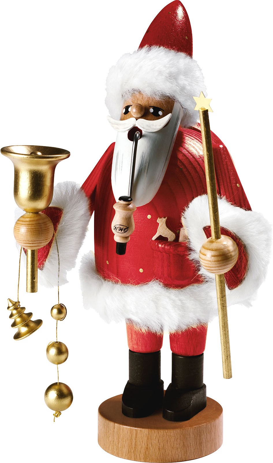 Räuchermann Santa Claus -Die Bärtigen- 18 cm