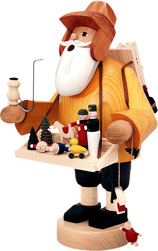 Räuchermann Spielzeughändler -die Bärtigen- 35 cm Räuchermann Spielzeughändler -die Bärtigen- 35 cm