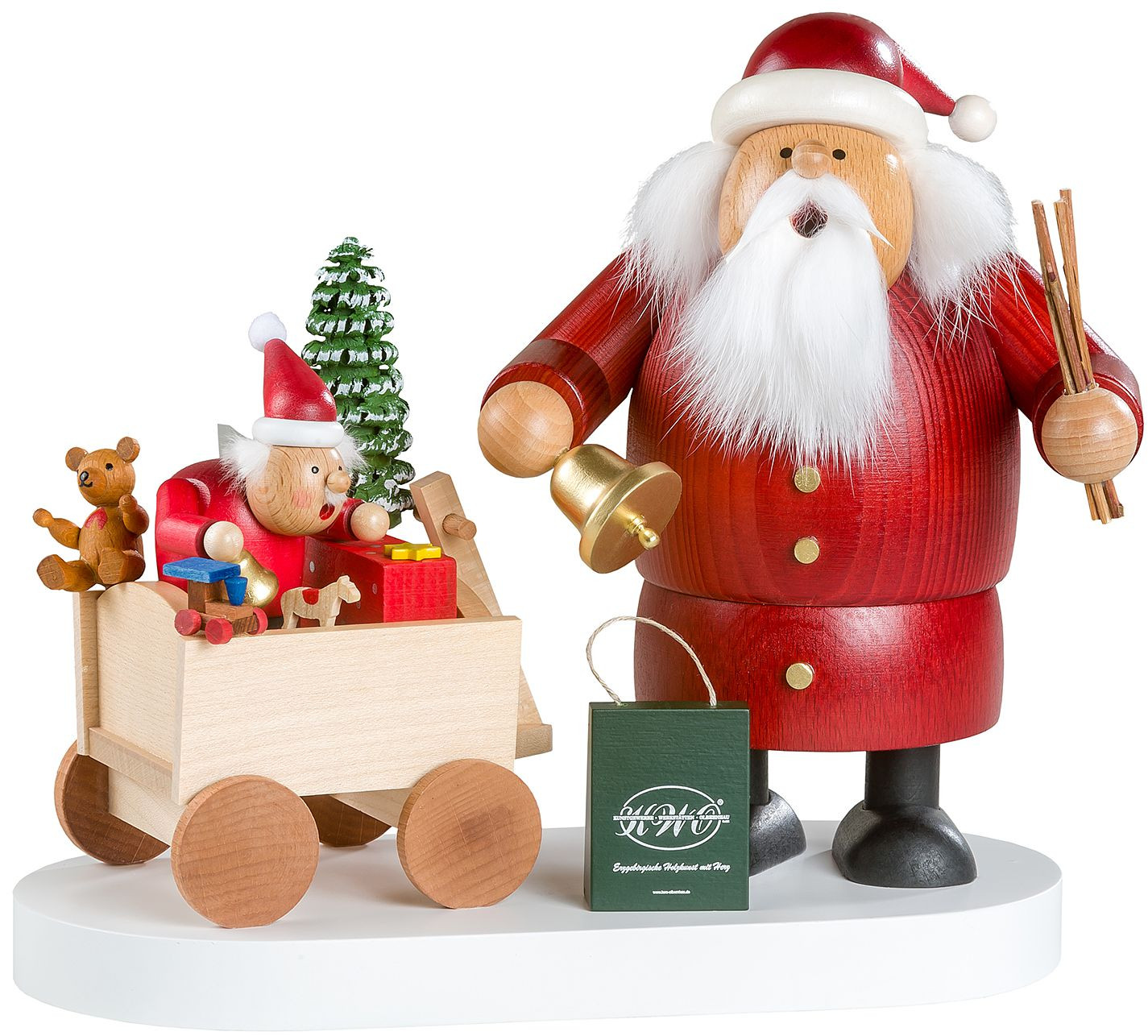 Räuchermann Weihnachtsmann mit Kind Räuchermann Weihnachtsmann mit Kind