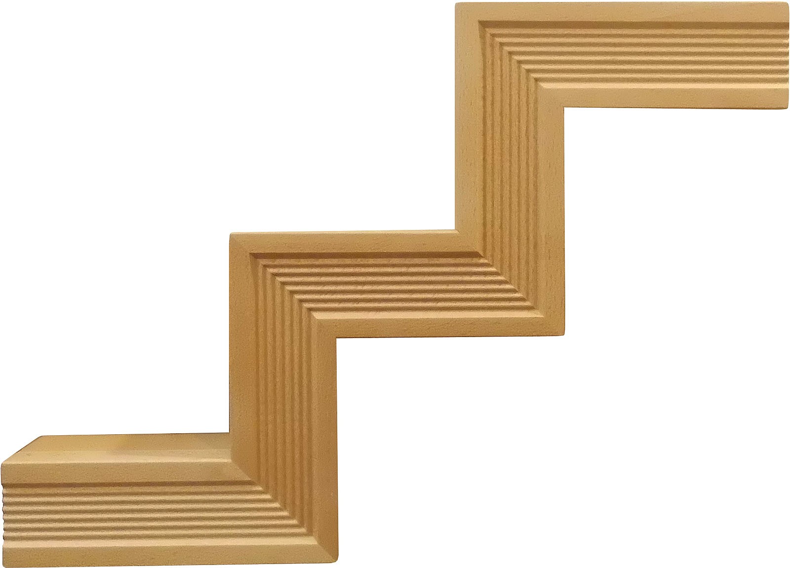 Wanddekoration Treppe, natur - rechts Wanddekoration Treppe, natur - rechts