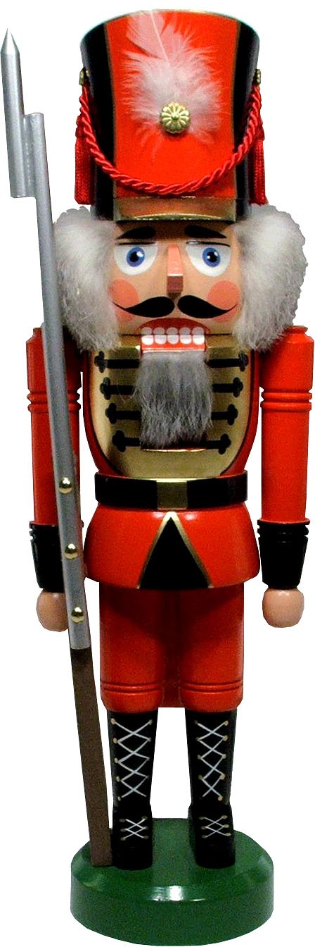 Legler Nussknacker Soldat, rot, 46 cm
