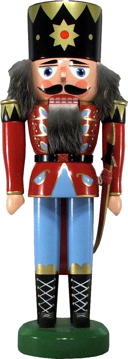 Nussknacker König, rot, 38 cm