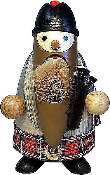 Nussknacker Langbart Schotte mit Dudelsack Nussknacker Langbart Schotte mit Dudelsack