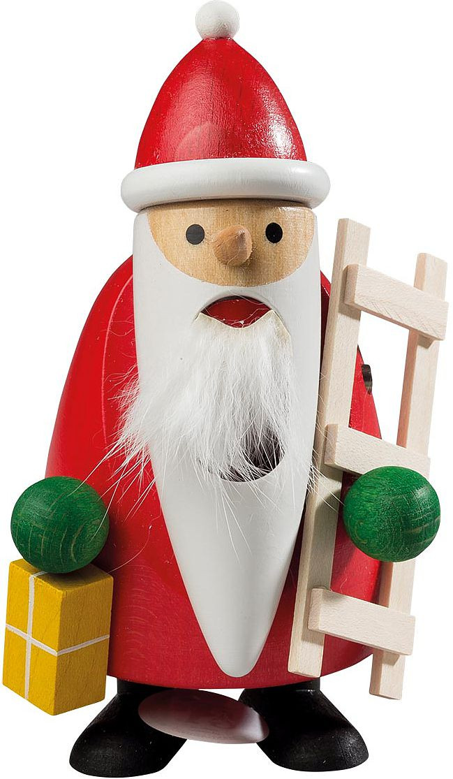 Nußknacker Langbart Santa mit Leiter 