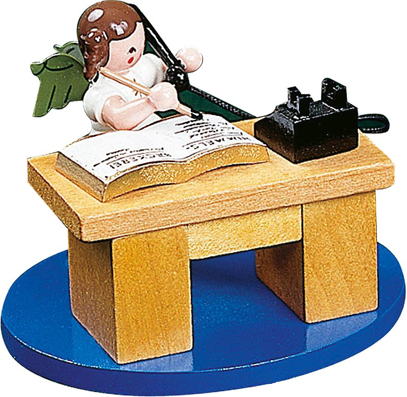 Engel am Schreibtisch