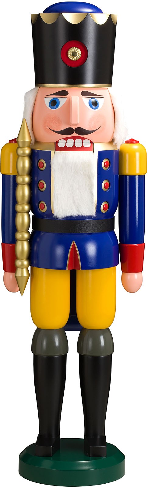 Nussknacker König, blau, 100 cm Nussknacker König, blau, 100 cm