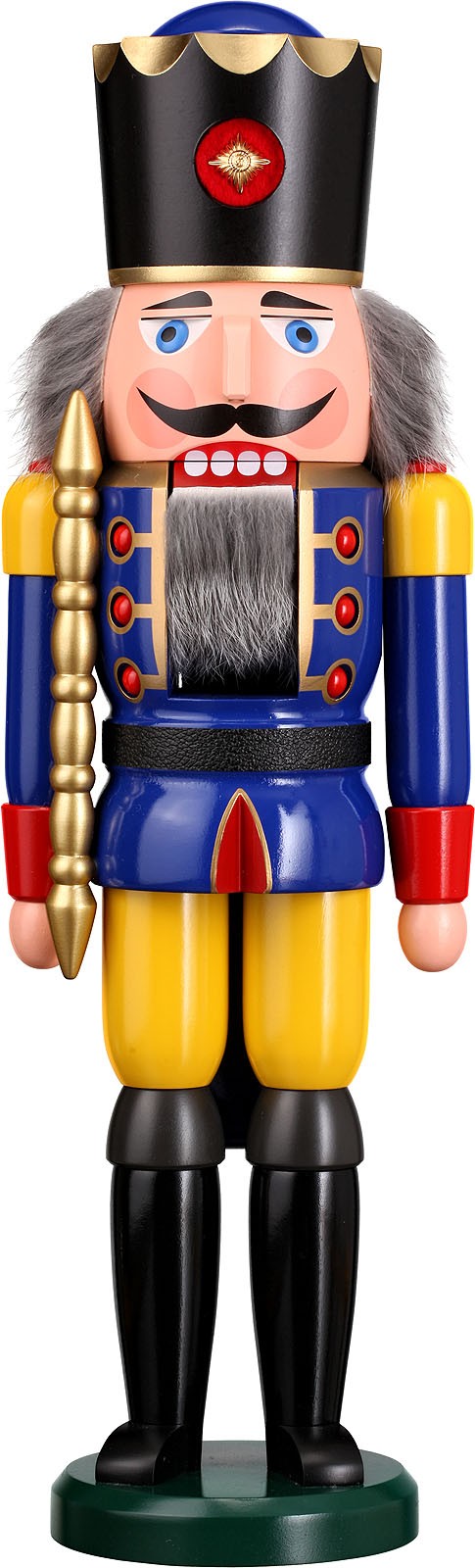 Nussknacker König, blau, 50 cm