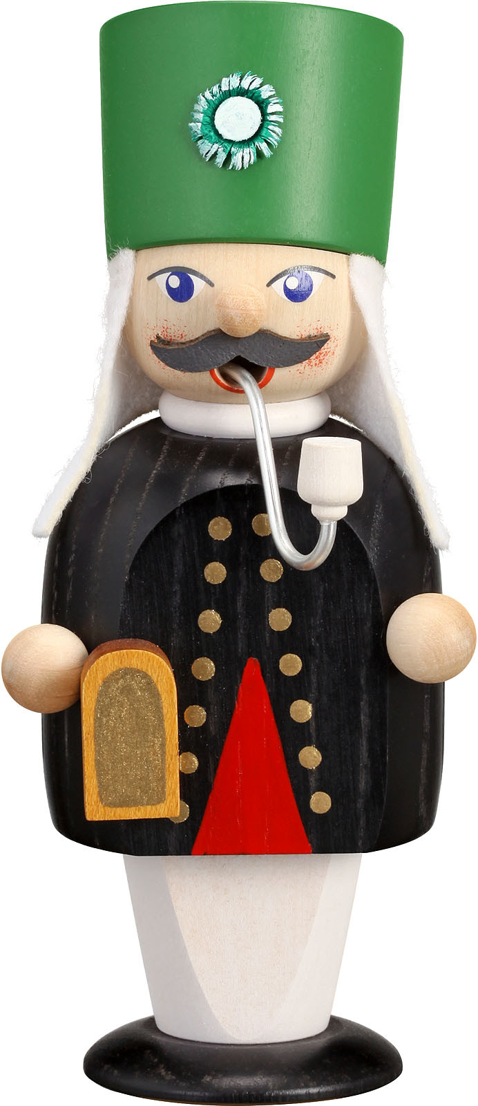 Räuchermann Bergmann mit Grubenlicht - kleine Geselle