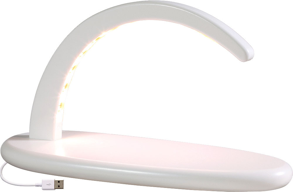 Bogen mit LED-Beleuchtung, ohne Figuren - weiß Bogen mit LED-Beleuchtung, ohne Figuren - weiß