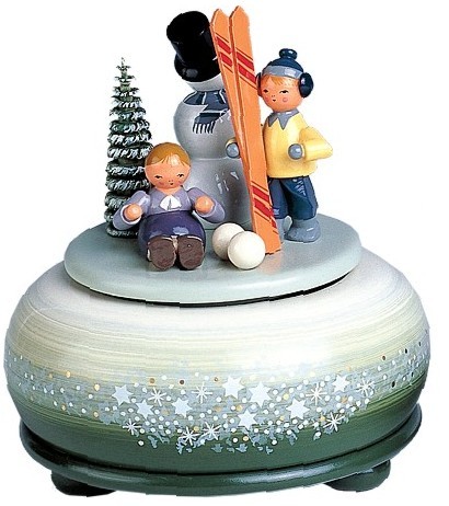 kleine Spieldose Winterfreuden und Ski kleine Spieldose Winterfreuden und Ski