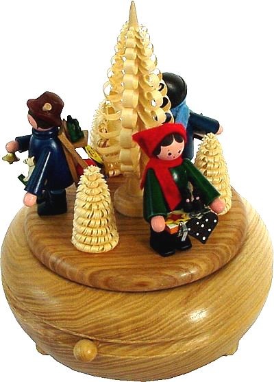 Spieldose Spielzeugmacher und Striezelkinder Spieldose Spielzeugmacher und Striezelkinder