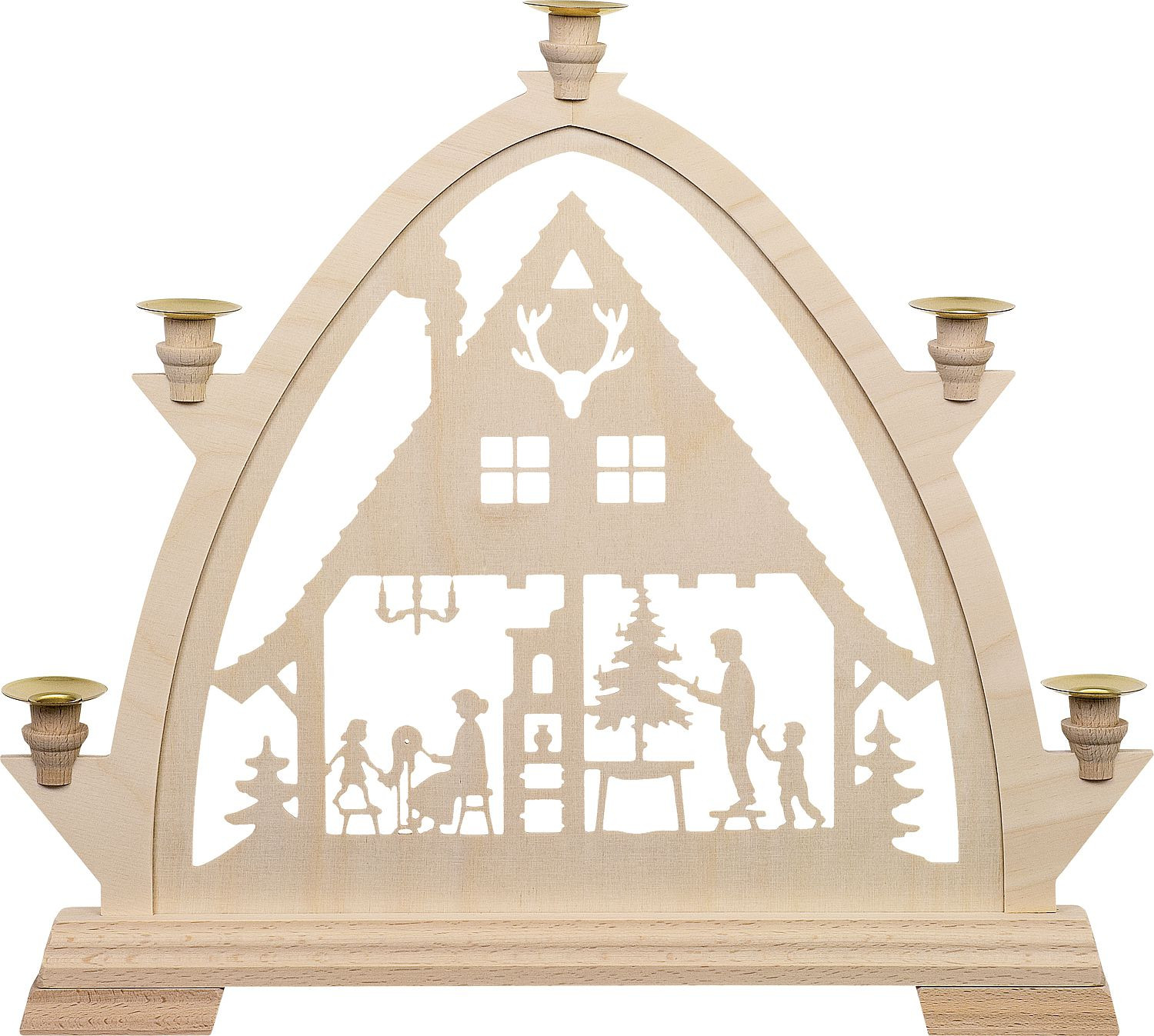 Kleine gotische Bögen für Wachskerzen Waldhaus Kleine gotische Bögen für Wachskerzen Waldhaus