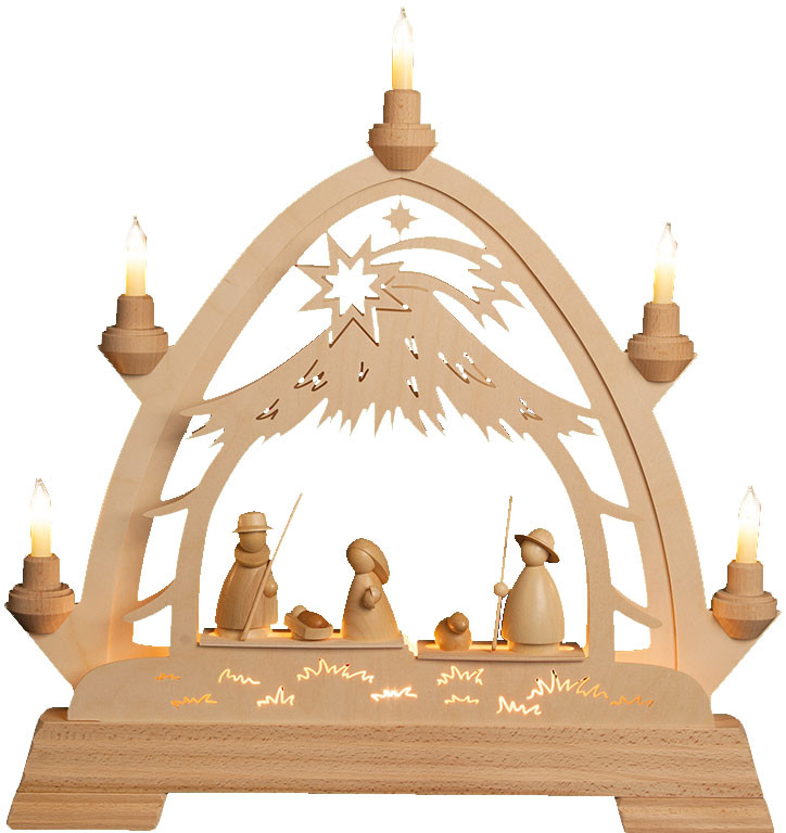 Gotischer Bogen Stall - modern Heilige Familie