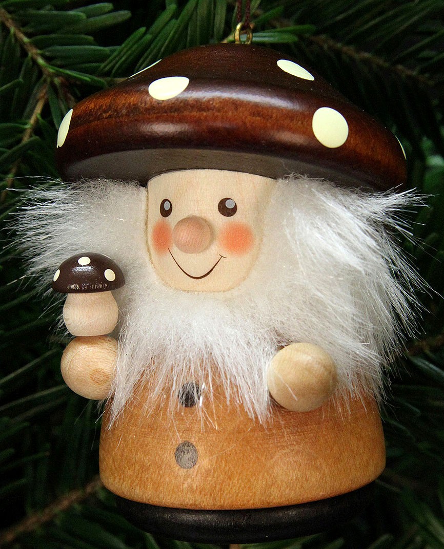 Baumbehang Weihnachtsmann Pilzmännle, natur Baumbehang Weihnachtsmann Pilzmännle, natur