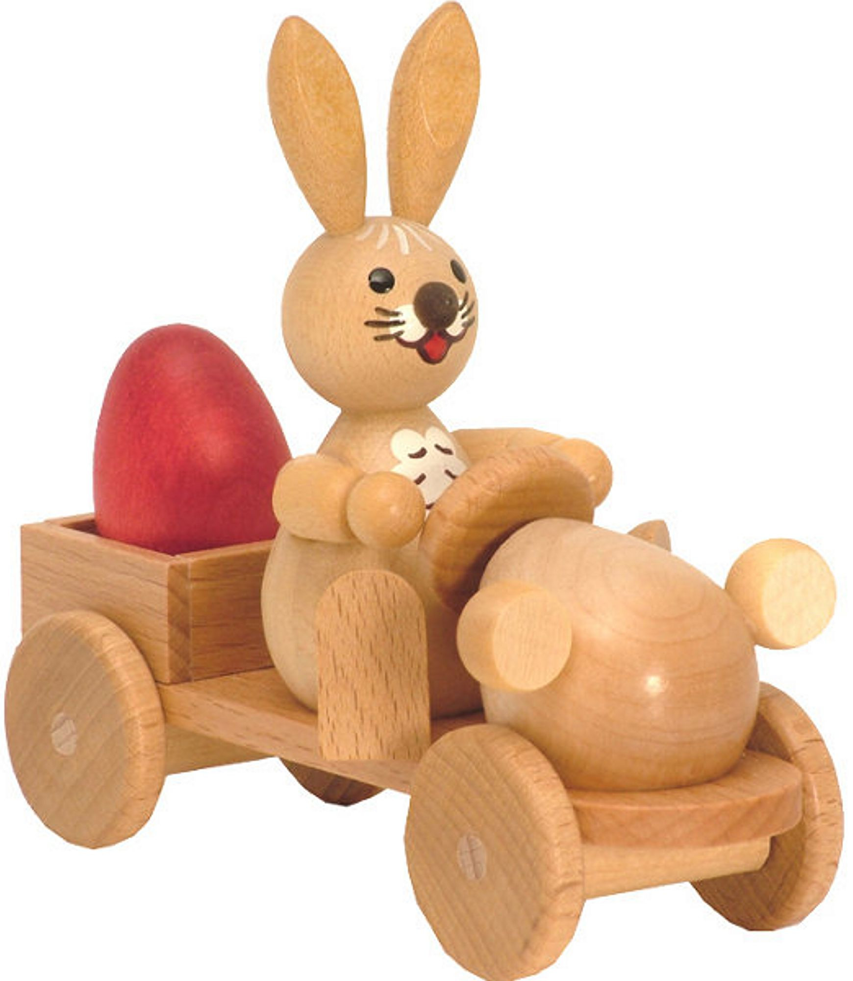 Osterhase im Auto