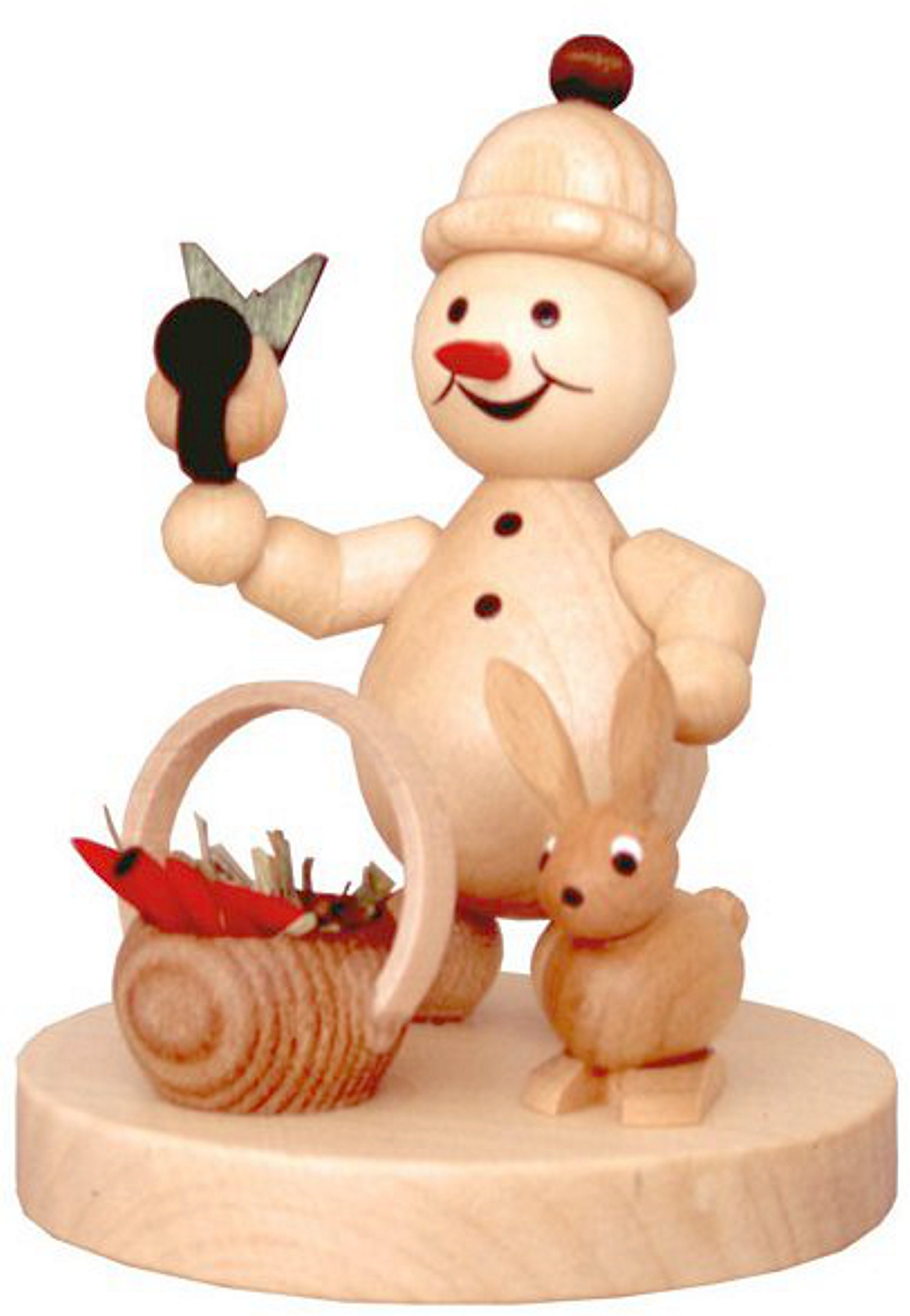 Schneemann Junior Hase und Körbchen