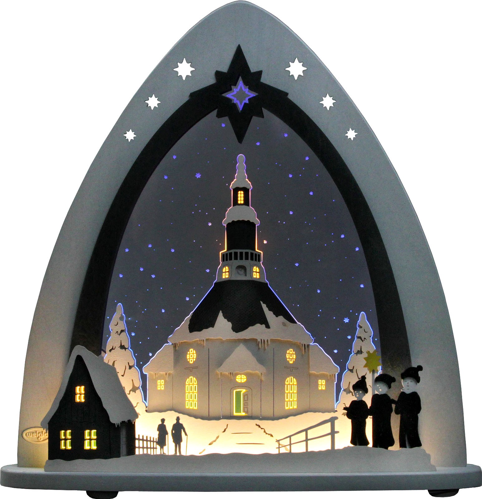 LED-Lichterspitze Seiffner Kirche LED-Lichterspitze Seiffner Kirche