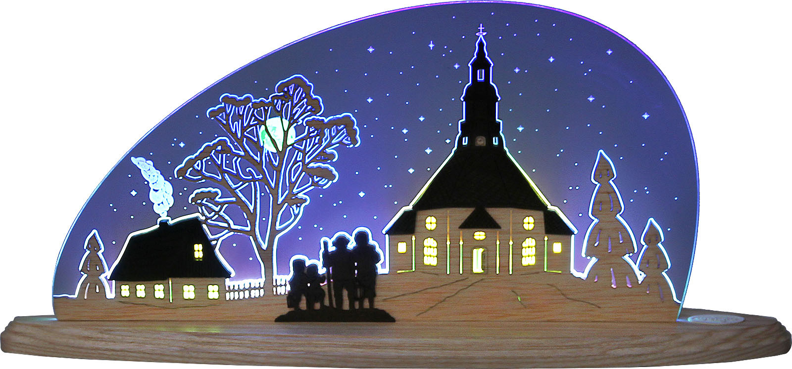 Motivleuchte Seiffner Kirche Motivleuchte Seiffner Kirche
