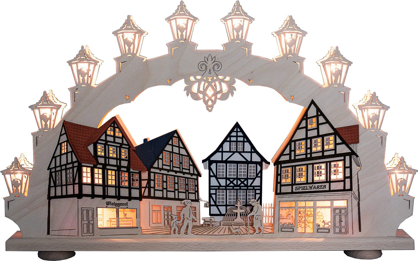 Lichterbogen Altstadt, Motiv einseitig, 15 flg. Lichterbogen Altstadt, Motiv einseitig, 15 flg.