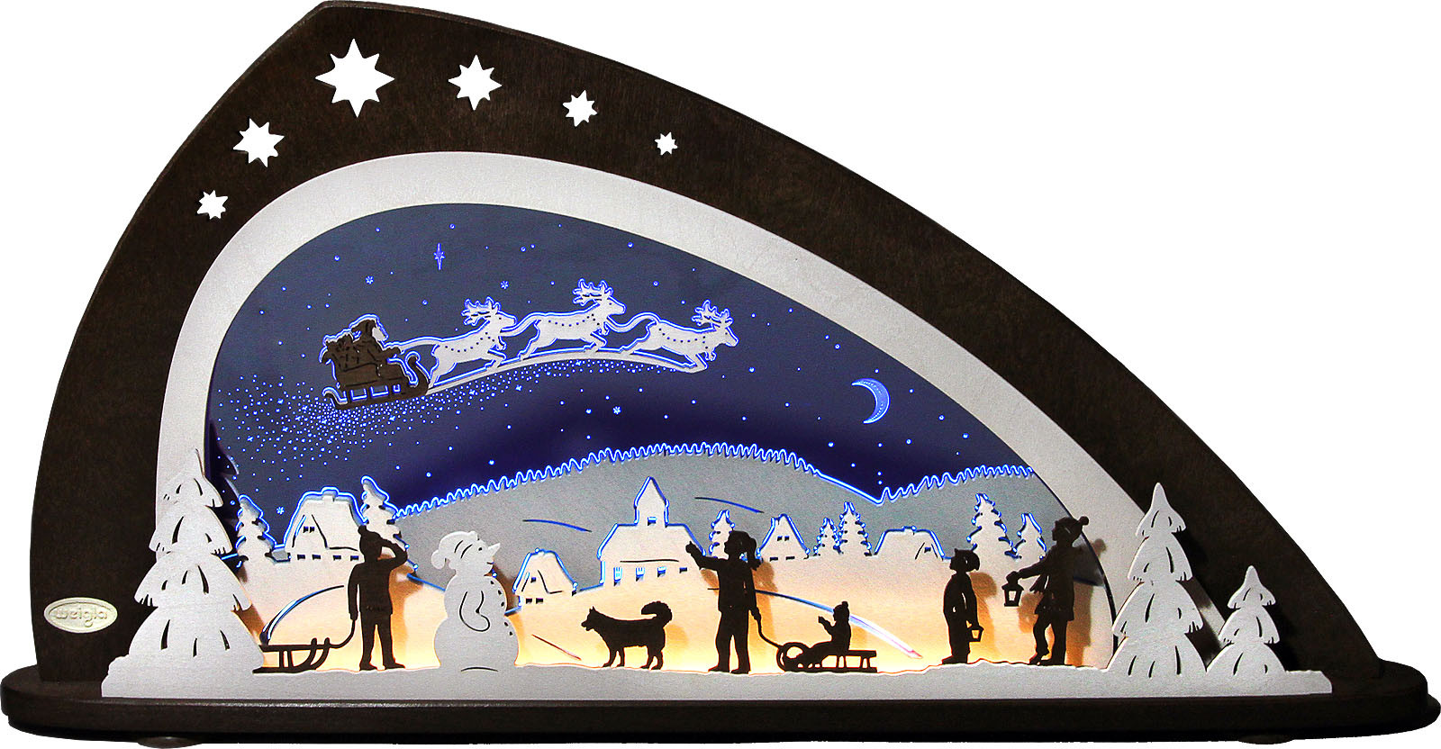 LED-Schwibbogen Santa Claus LED-Schwibbogen Santa Claus