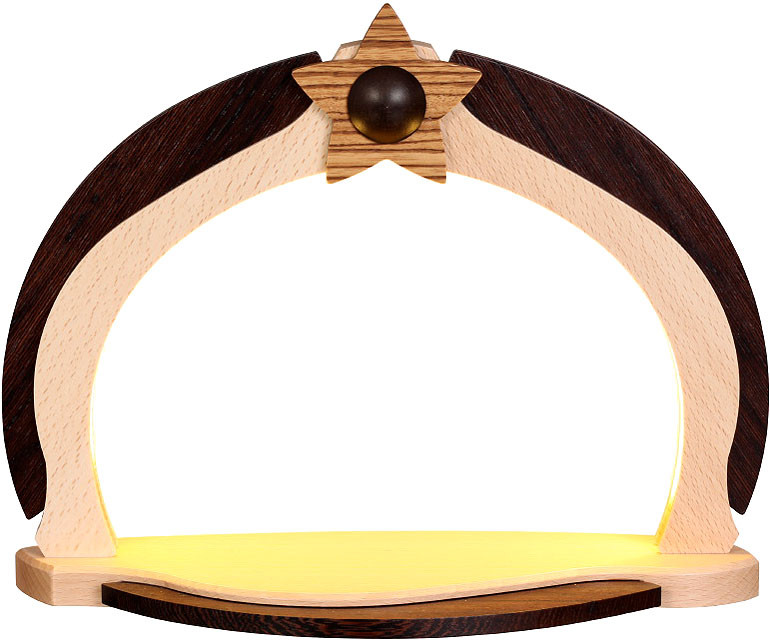 LED-Designbogen, klein - natur