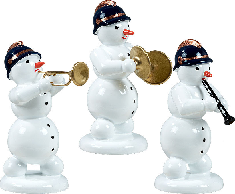Schneemannmusikanten, 3-teilig Schneemannmusikanten, 3-teilig