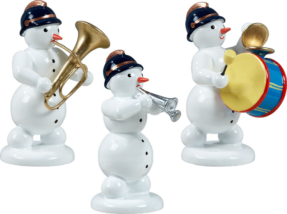 Schneemannmusikanten, 3-teilig Schneemannmusikanten, 3-teilig