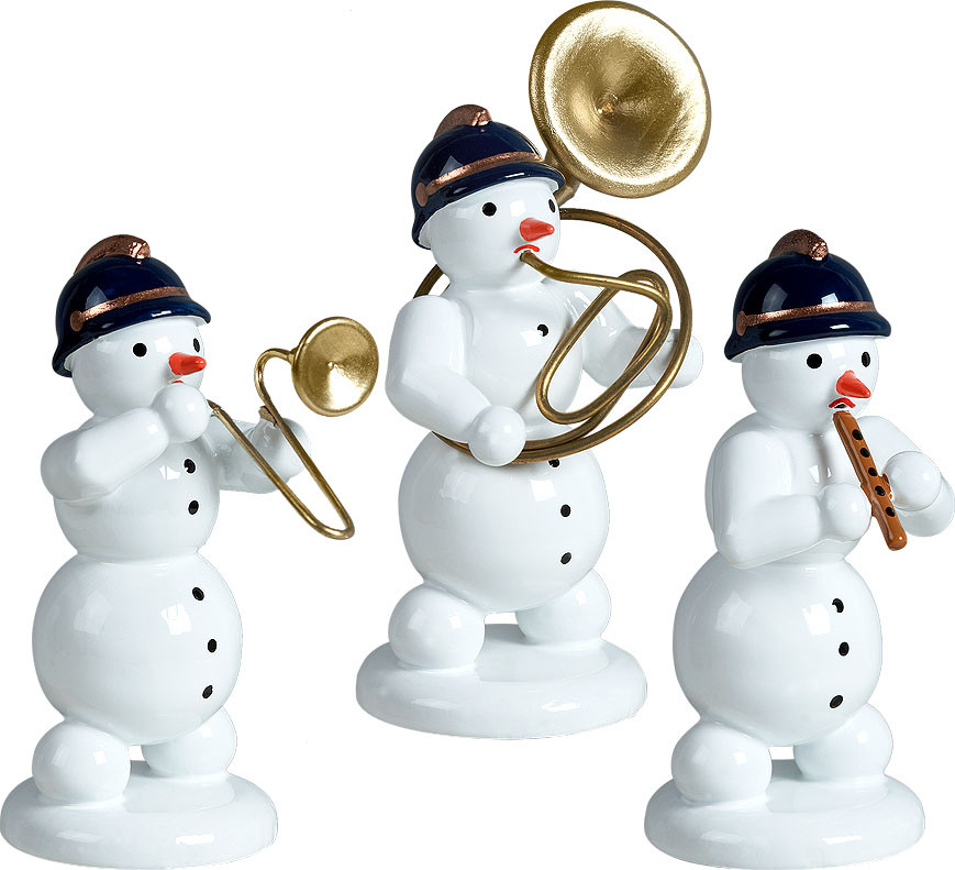 Schneemannmusikanten, 3-teilig Schneemannmusikanten, 3-teilig