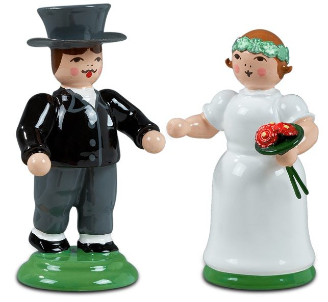 Hochzeitspaar - grüne Hochzeit Hochzeitspaar - grüne Hochzeit