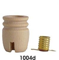 Lichtertülle mit Fassung E10, Hoehe 24mm, Dms 23 mm, mit Nut 4mm Lichtertülle mit Fassung E10, Hoehe 24mm, Dms 23 mm, mit Nut 4mm