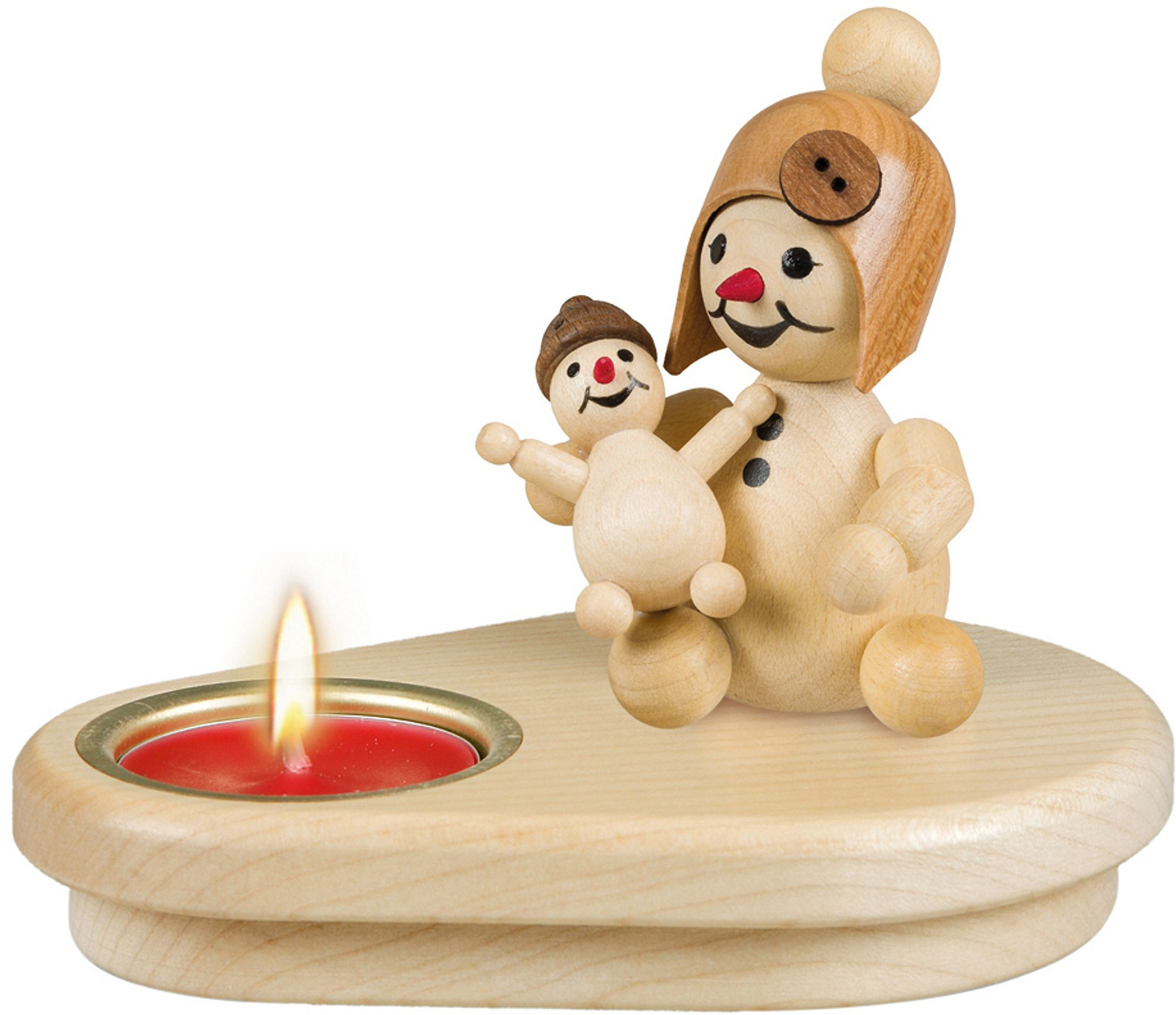 Leuchter Mädchen mit Puppe