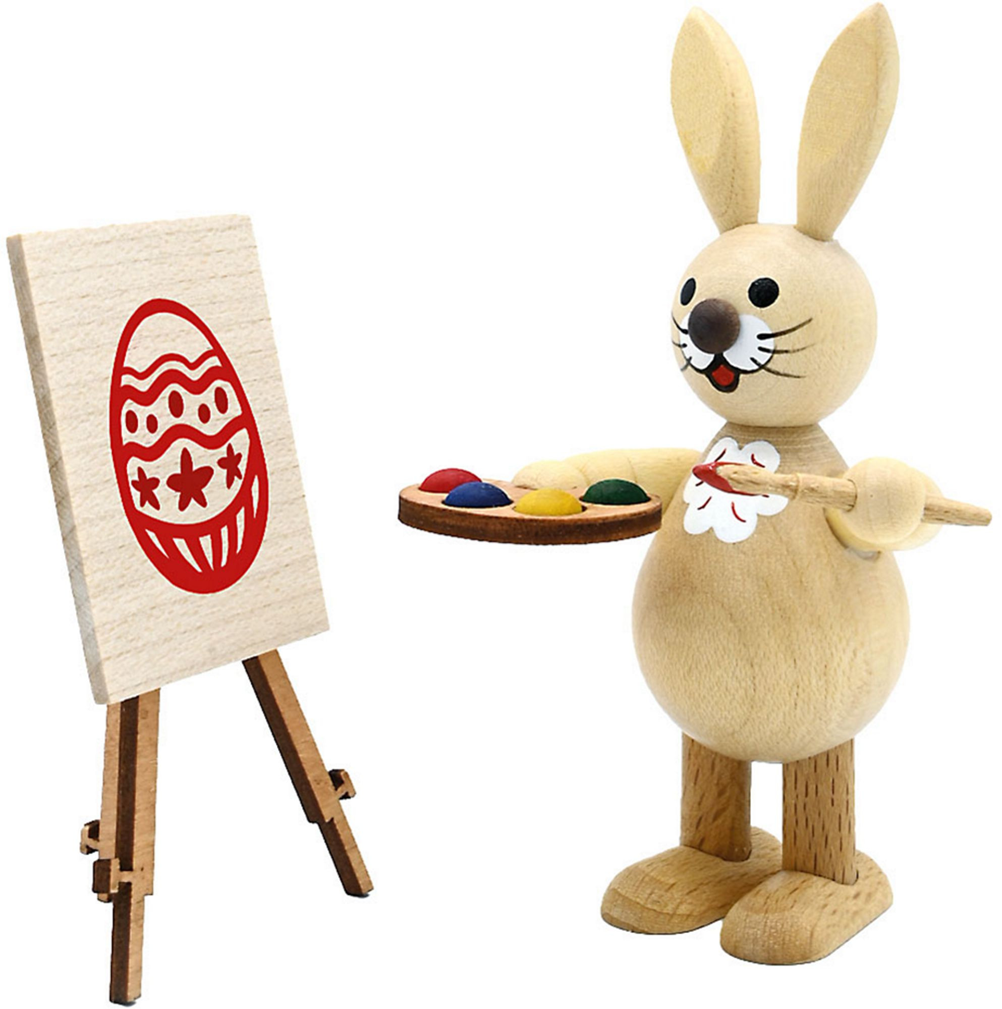 Osterhase mit Staffelei