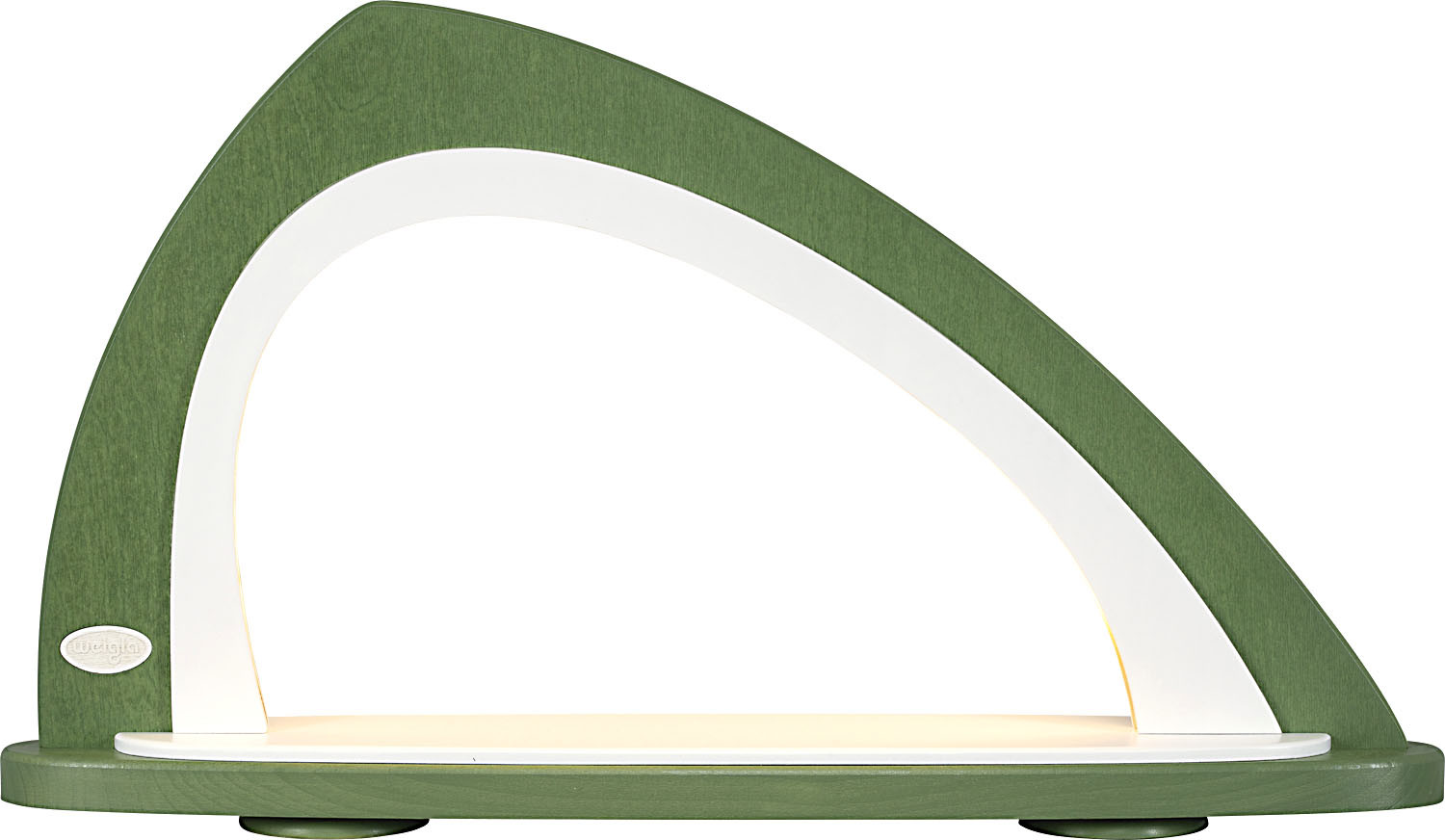 Leerbogen LED, asymmetrisch - grün/weiß Leerbogen LED, asymmetrisch - grün/weiß