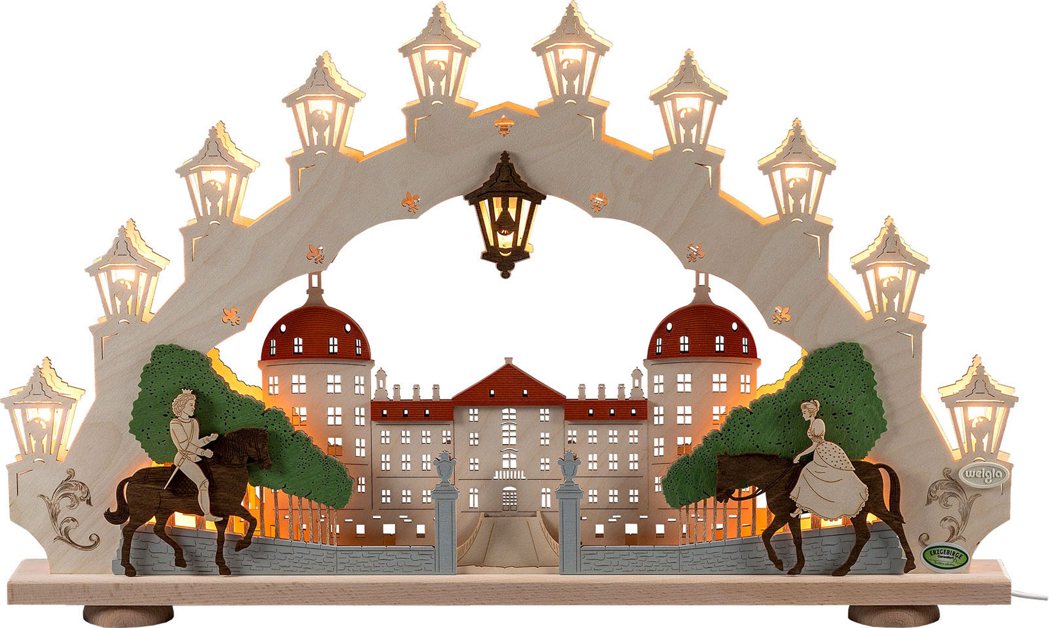 LED Lichterbogen Moritzburg, 15 flg. LED Lichterbogen Moritzburg, 15 flg.