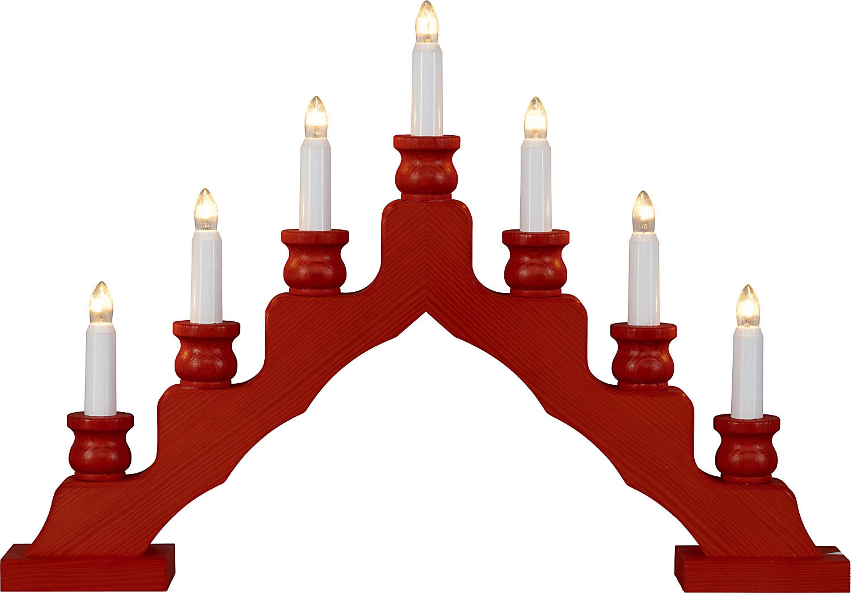 LED Schwedenleuchter - rot LED Schwedenleuchter - rot