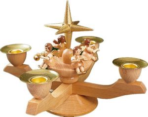 Adventsleuchter klein Natur Adventsleuchter klein Natur