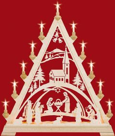 Große Spitze Christgeburt mit Kirche Große Spitze Christgeburt mit Kirche