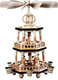 Pyramide Heilige Geschichte 2-stöckig natur Pyramide Heilige Geschichte 2-stöckig natur