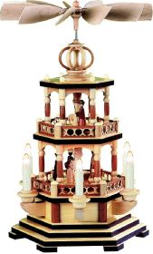 Pyramide heilige Geschichte 2-stöckig, natur Pyramide heilige Geschichte 2-stöckig, natur