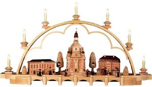 Schwibbogen Alt Dresden -mittelgroß-