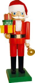 Nussknacker Santa mit Geschenken