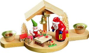 Kerzenhalter Weihnachtsmann