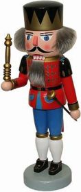 Nussknacker König rot